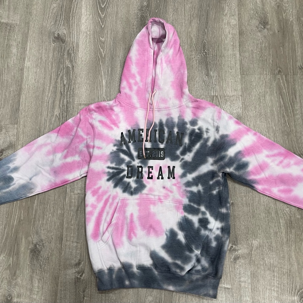 Women hoodie tie dye